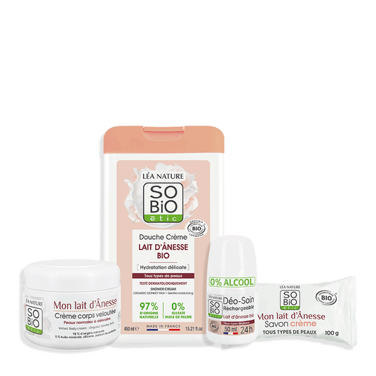 boho cosmetics Vente Rituel Lait d'ânesse bio - Douches