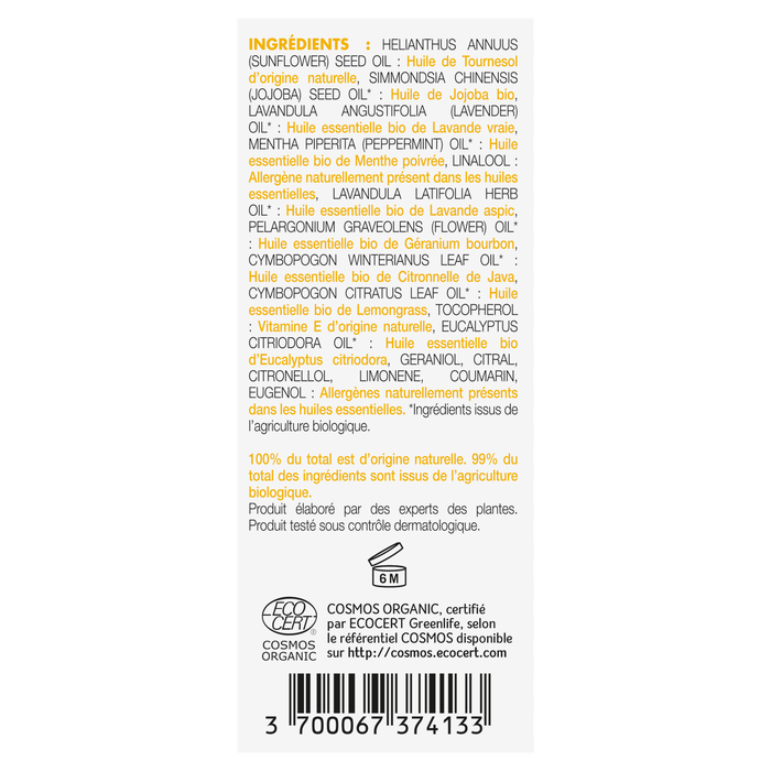 Boho Cosmetics Vente Roll-on Apaisant Piqûres Bio - Répulsif Moustique