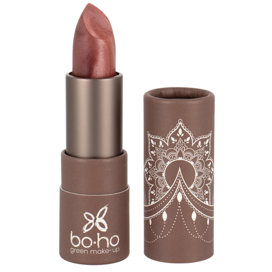 boho cosmetics Vente Rouge à lèvres nacré transparent 404 Rose Anglais - Rouges à lèvres transparents
