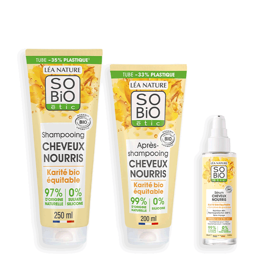 boho cosmetics Vente Routine cheveux nourris au karité bio - Capillaires