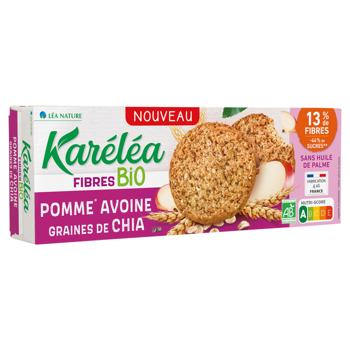 Boho Cosmetics Vente Sablés Pomme Avoine Chia Bio Réduits En Sucres - Biscuits