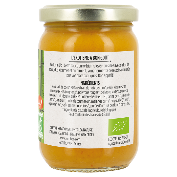 Boho Cosmetics Vente Sauce Coco Curry Forte Bio - Les Sauces Et Condiments