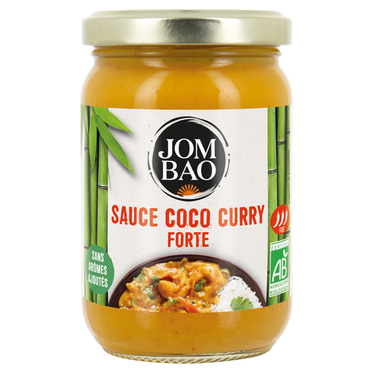 boho cosmetics Vente Sauce Coco Curry forte bio - Les sauces et condiments