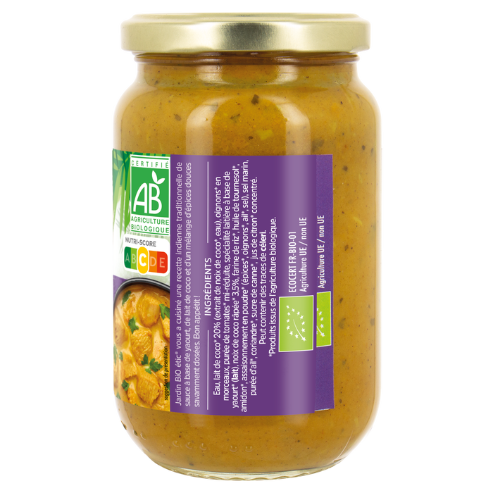 Boho Cosmetics Vente Sauce Korma - Sauces Cuisinées Exotiques