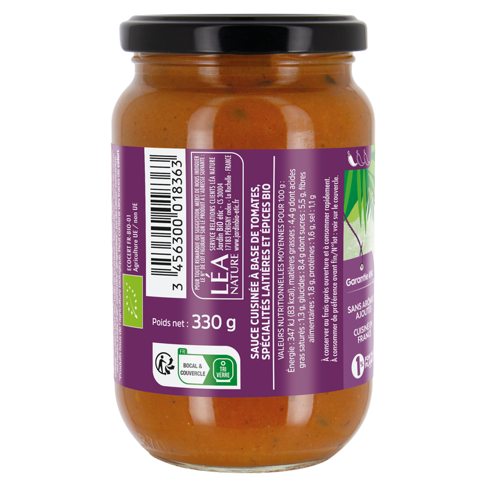 Boho Cosmetics Vente Sauce Tikka Masala - Sauces Cuisinées Exotiques