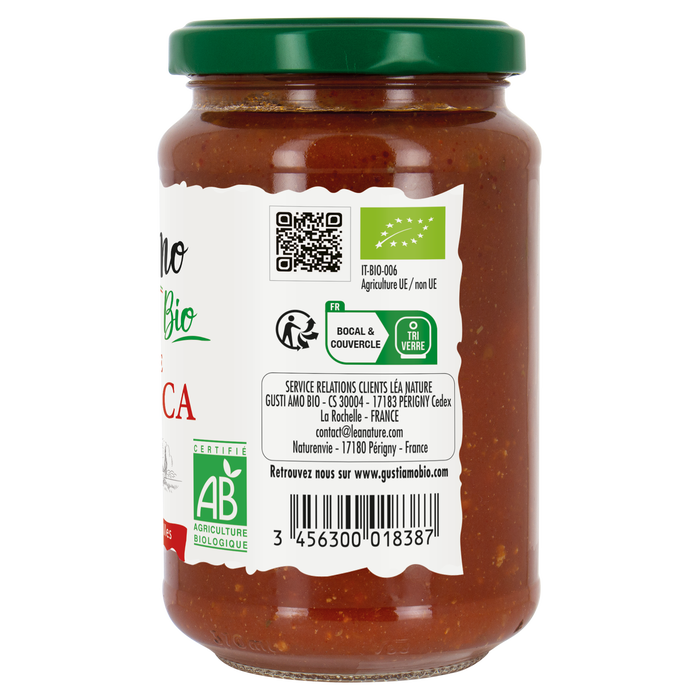 Boho Cosmetics Vente Sauce Tomate Puttanesca - Bio - Sauces