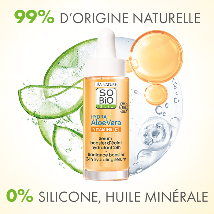 Boho Cosmetics Vente Sérum Booster D'éclat Hydratant 24H - Hydra Aloe Vera - Sérums