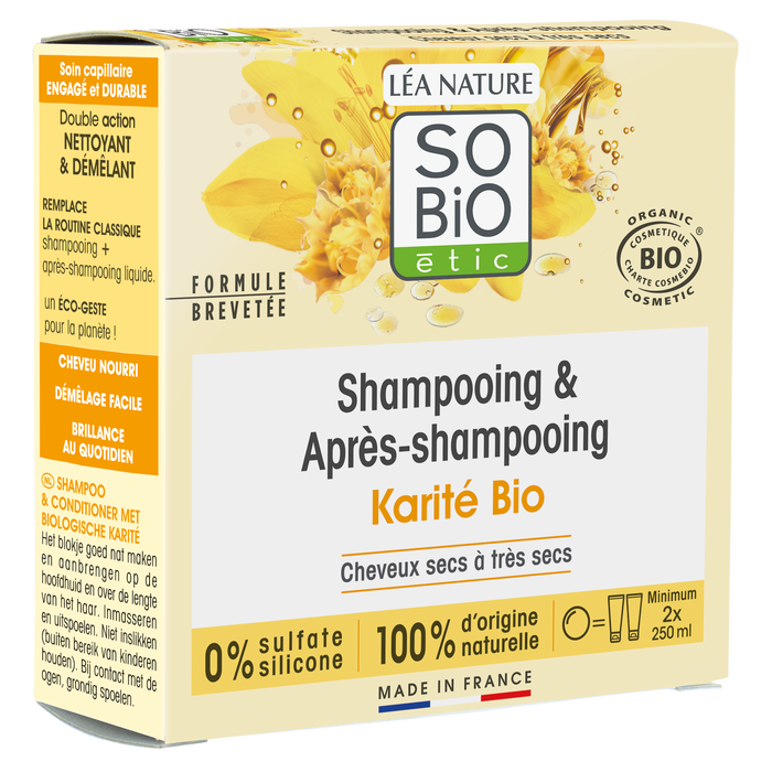 Boho Cosmetics Vente Shampooing & Après-shampooing Solide 2 En 1 Karité-bio - Shampooings
