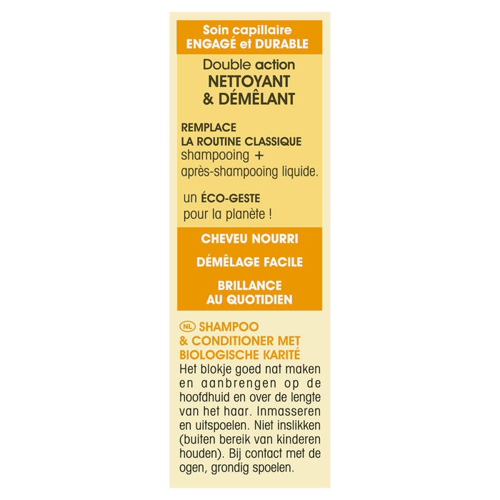 Boho Cosmetics Vente Shampooing & Après-shampooing Solide 2 En 1 Karité-bio - Shampooings