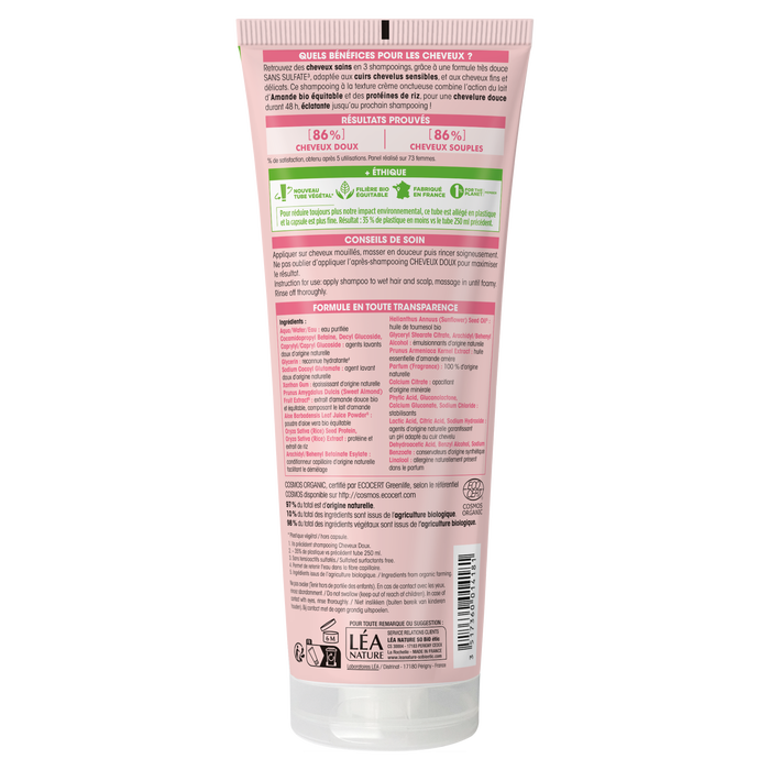 Boho Cosmetics Vente Shampooing Cheveux Doux Lait D’amande - Shampooings