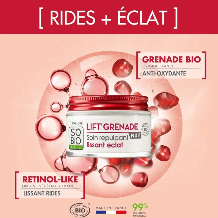 Boho Cosmetics Vente Soins Complet Lift Grenade - Crèmes De Jour