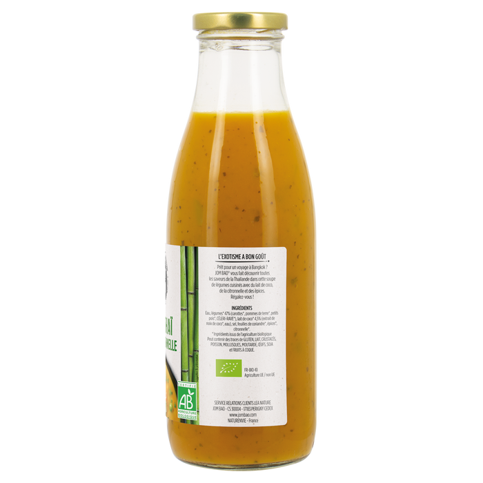 Boho Cosmetics Vente Soupe Thaï Légumes Citronnelle Bio - Les Soupes