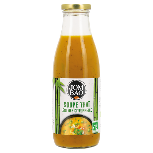 boho cosmetics Vente Soupe Thaï Légumes Citronnelle bio - Les soupes