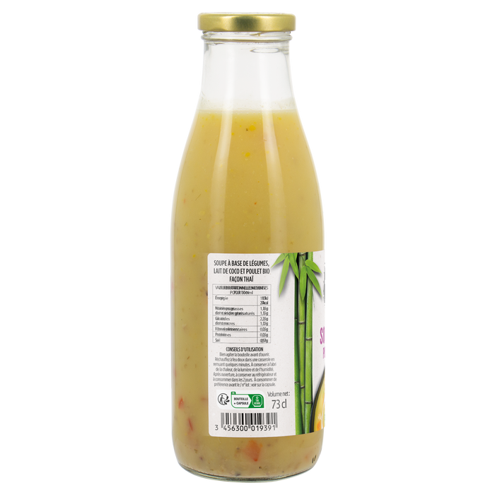 Boho Cosmetics Vente Soupe Thaï Poulet Coco Bio - Les Soupes