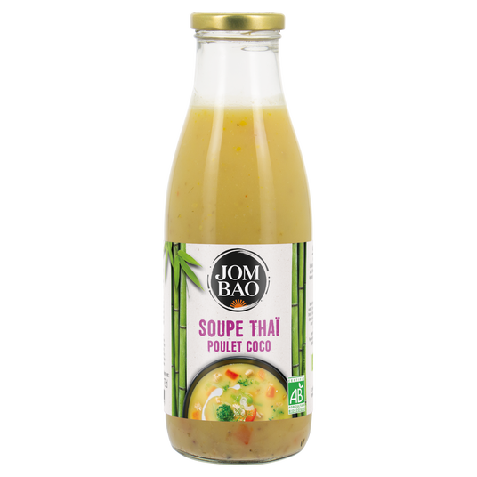 boho cosmetics Vente Soupe Thaï Poulet Coco bio - Les soupes