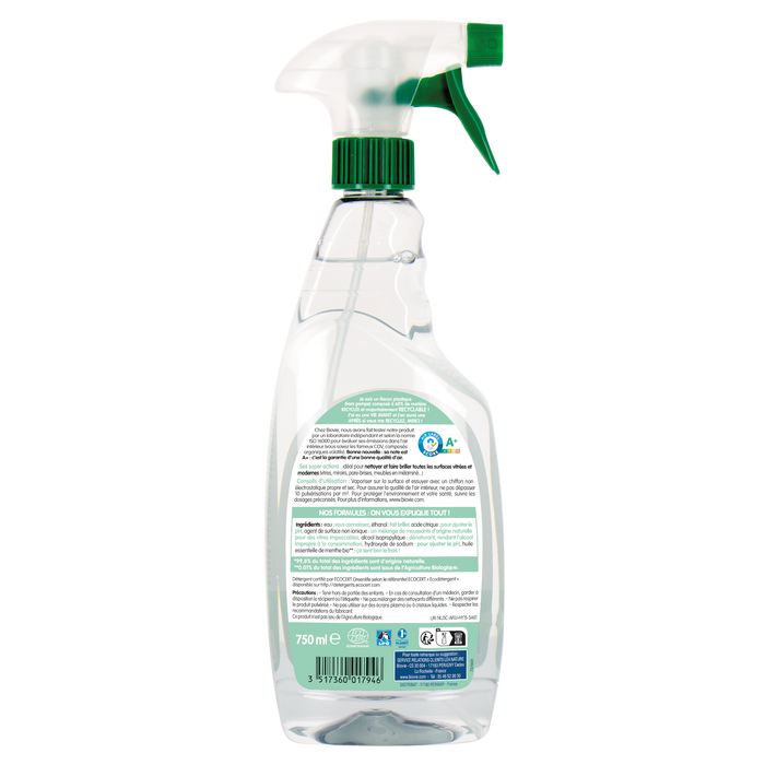 Boho Cosmetics Vente Spray Vitres Et Surfaces à L'huile Essentielle De Menthe - BIOVIE