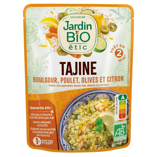 boho cosmetics Vente Tajine Boulgour Poulet Olive Citron - Plats cuisinés et sachets express
