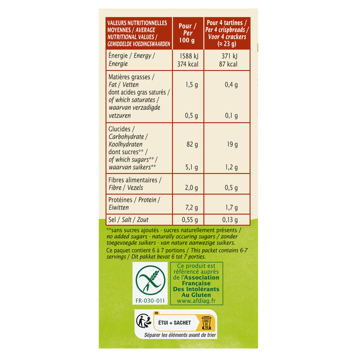 Boho Cosmetics Vente Tartines Craquantes Châtaigne - Bio - Tartines Craquantes