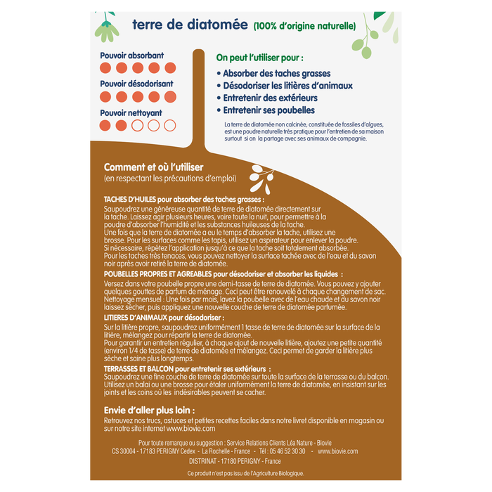 Boho Cosmetics Vente Terre De Diatomée Désodorise Et Absorbe - Multi-usages