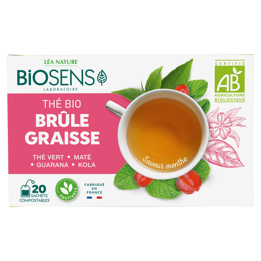 boho cosmetics Vente Thé Brûle Graisses - bio - Minceur élimination détox bio - Léa Nature