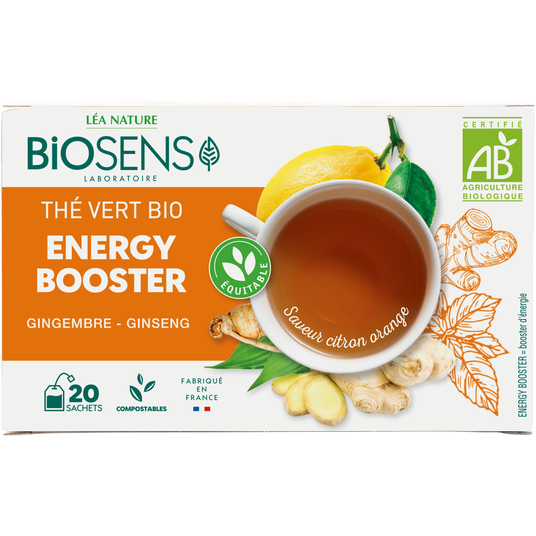 boho cosmetics Vente Thé energy booster - Vitalité tonus immunité bio - Léa Nature