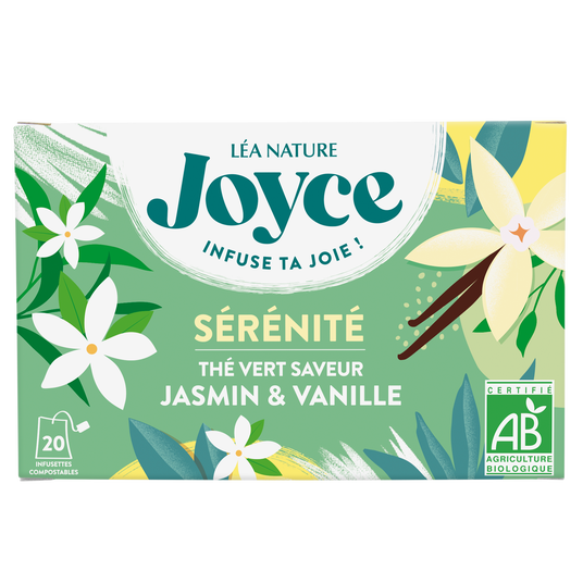 boho cosmetics Vente Thé vert SÉRÉNITÉ Jasmin et vanille - Thés bio