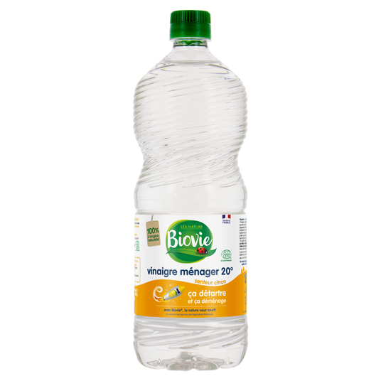 boho cosmetics Vente Vinaigre ménager 20° senteur citron éco-recharge - BIOVIE