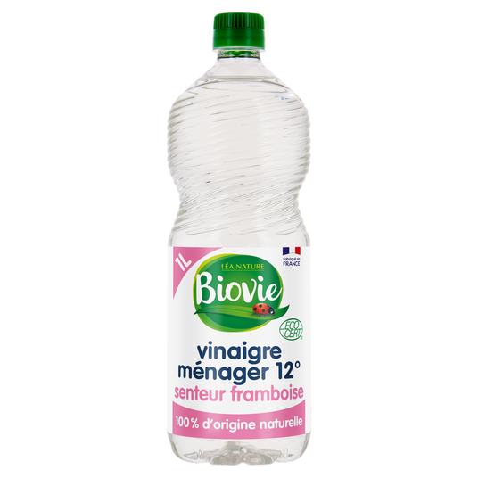 boho cosmetics Vente Vinaigre ménager senteur framboise - BIOVIE