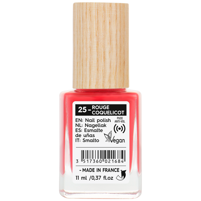 Boho Cosmetics Vernis à Ongles - 25 Rouge Coquelicot - SO'BiO étic