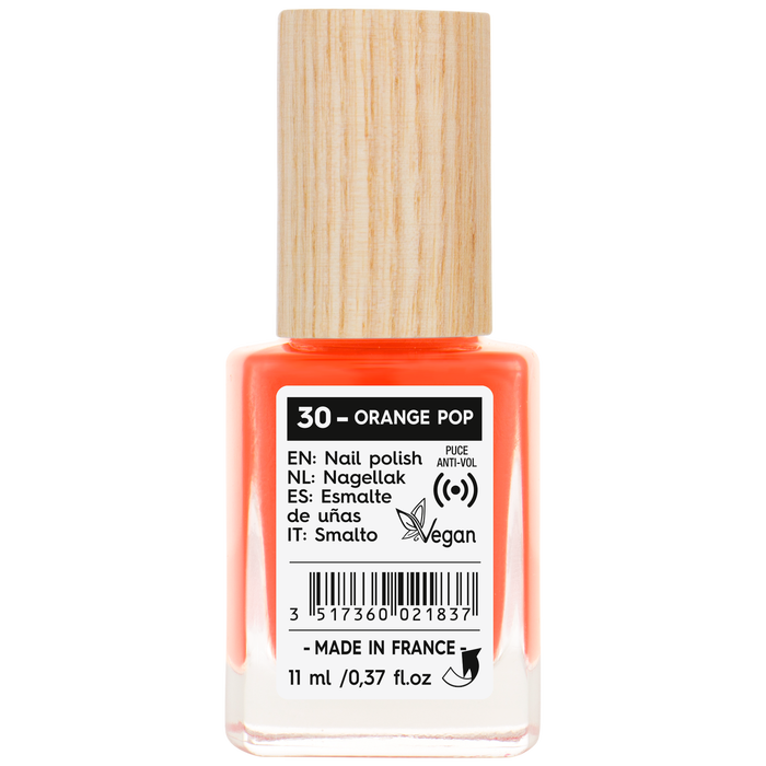 Boho Cosmetics Vernis à Ongles - 30 Orange Pop - SO'BiO étic
