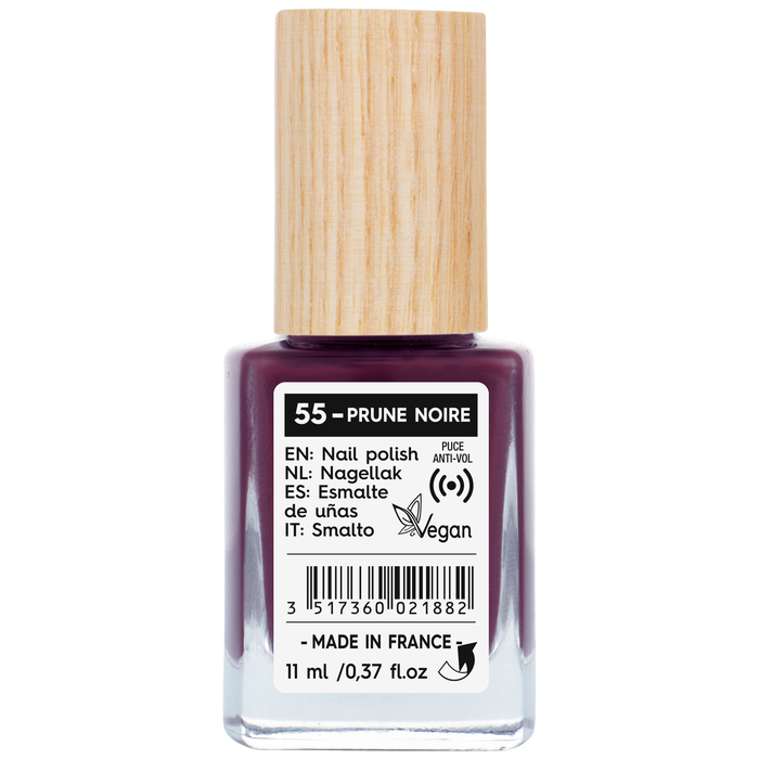 Boho Cosmetics Vernis à Ongles - 55 Prune Noir - SO'BiO étic
