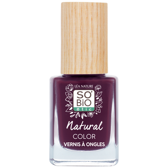 boho cosmetics Vernis à ongles - 55 Prune noir - SO'BiO étic
