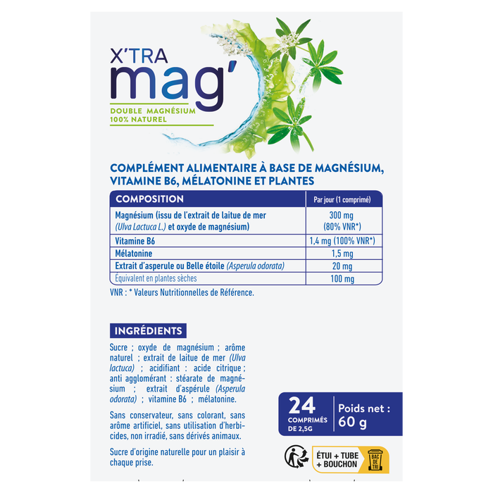 Boho Cosmetics X'TRA MAG Sommeil 24 Comprimés - Phyto-Actif