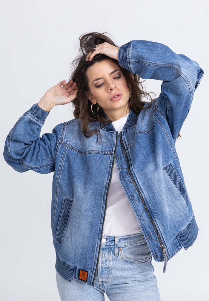 Bombers Original CELESTE WOMEN - Veste D'été En Jeans