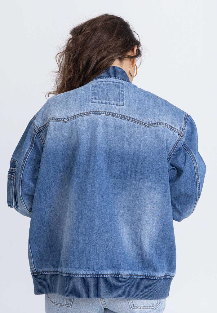 Bombers Original CELESTE WOMEN - Veste D'été En Jeans