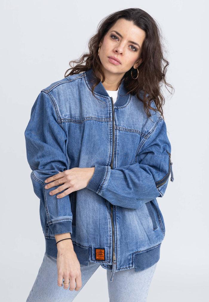 bombers original CELESTE WOMEN - Veste d'été en jeans