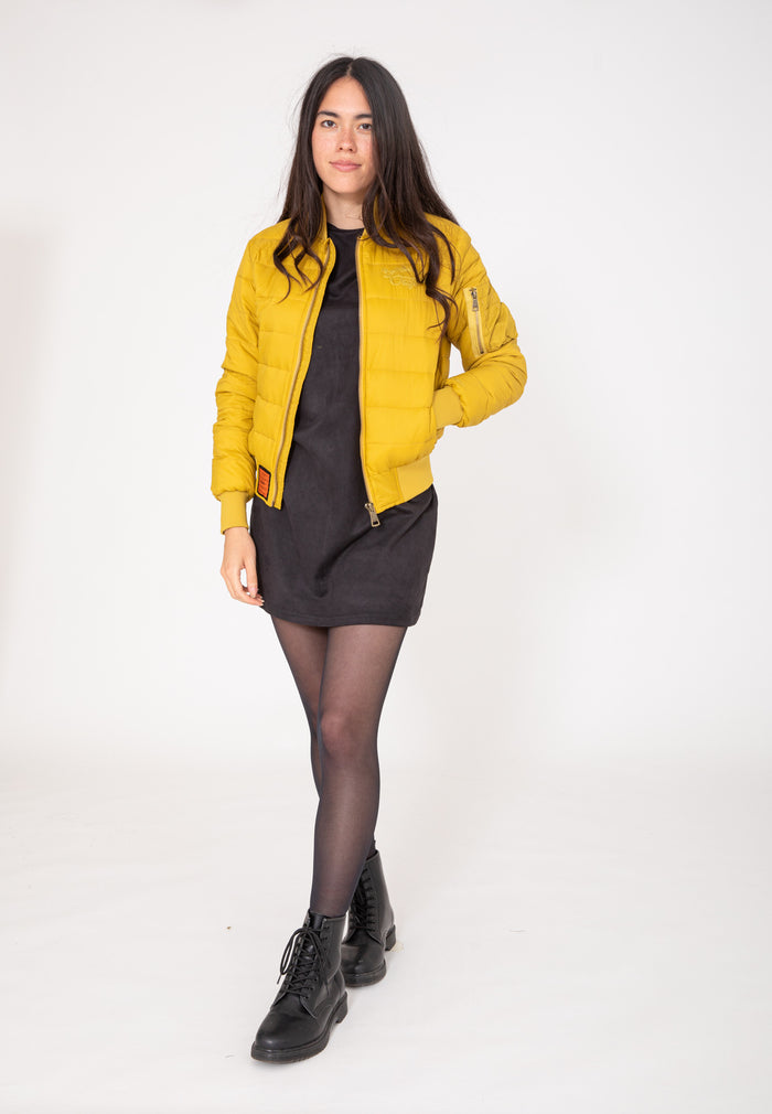 Bombers Original DALLAS WOMEN : Doudoune Légère Femme Zippée