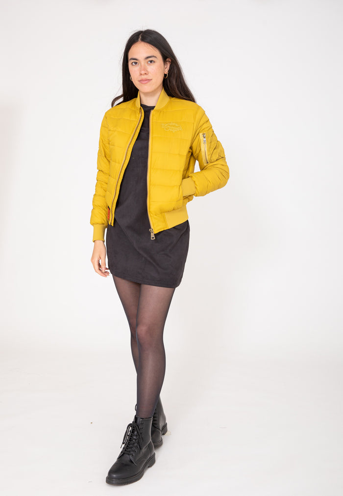 Bombers Original DALLAS WOMEN : Doudoune Légère Femme Zippée
