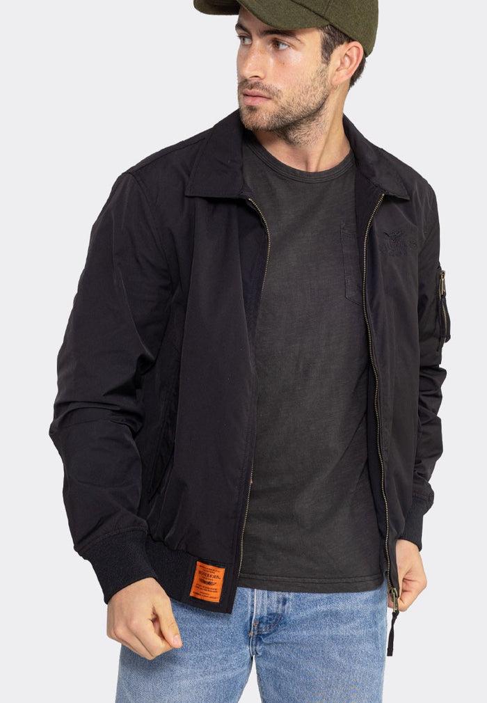 Bombers Original HAWK MEN : Blouson Bomber Avec Col à Rabats