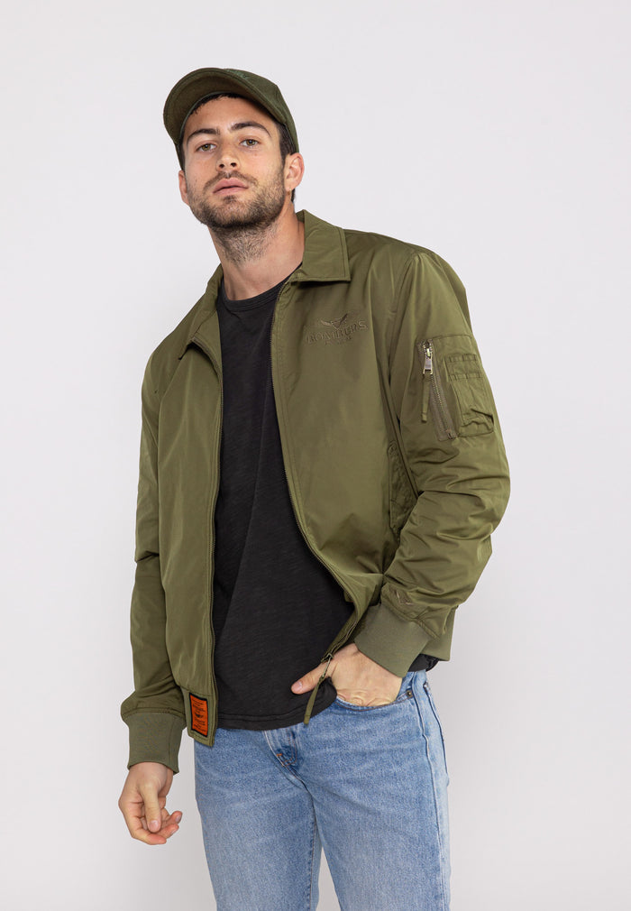 bombers original HAWK MEN : Blouson bomber avec col à rabats