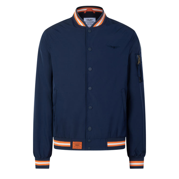 Bombers Original HILLER MEN : Bomber Léger à Boutons Pression