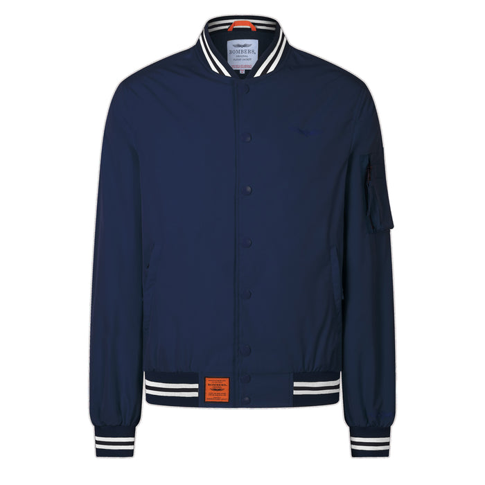 Bombers Original HILLER MEN : Bomber Léger à Boutons Pression