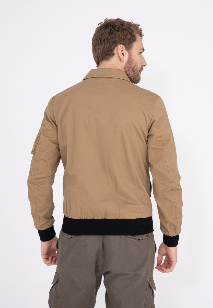 Bombers Original OHARA MEN : Veste été En Coton à Poches Plaquées