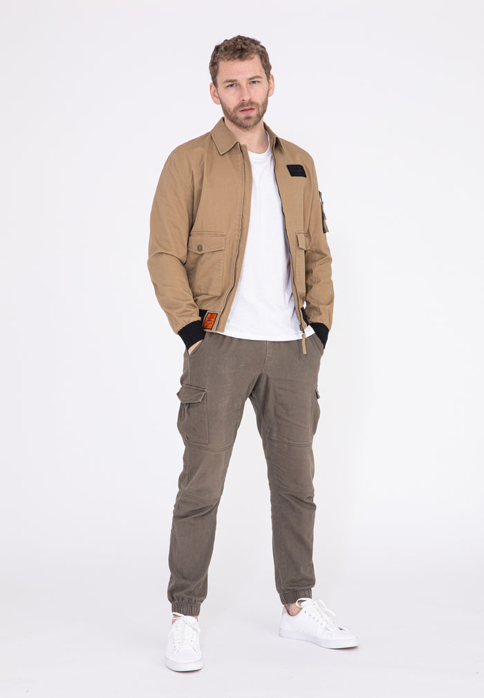 Bombers Original OHARA MEN : Veste été En Coton à Poches Plaquées