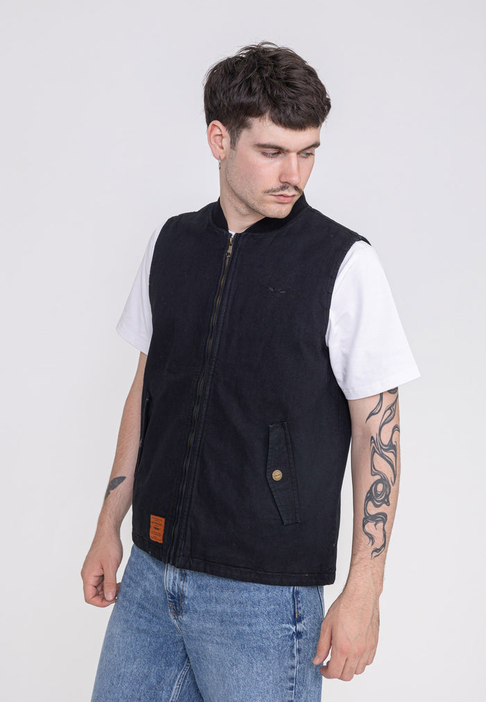 bombers original ROBSON MEN - Gilet style outdoor en coton
