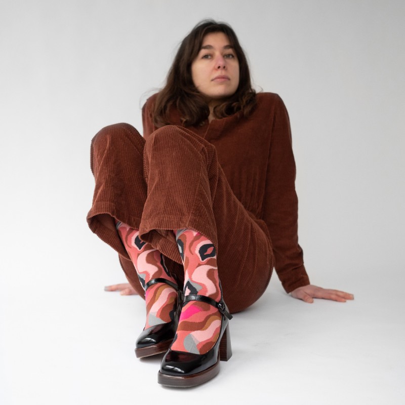 Bonne Maison Chaussette Abstrait Multico