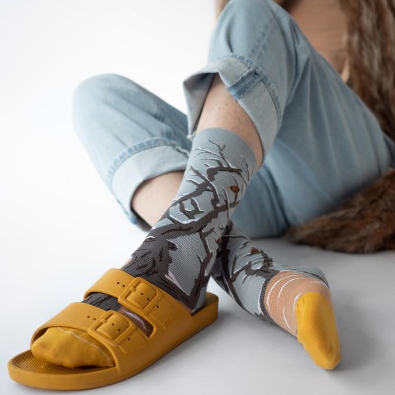 Bonne Maison Chaussette Arbre Pluie