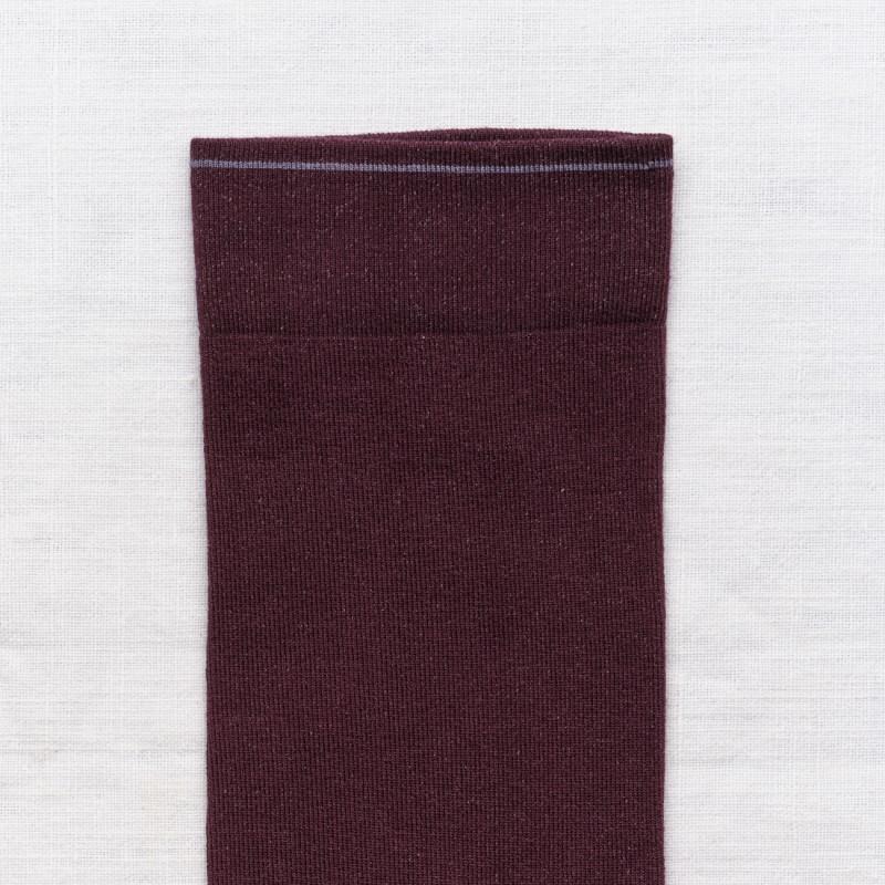 Bonne Maison Chaussette Bordeaux
