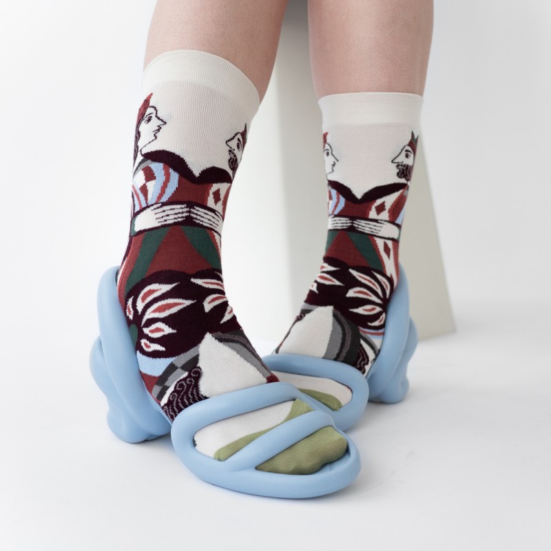 Bonne Maison Chaussette Carte Naturel
