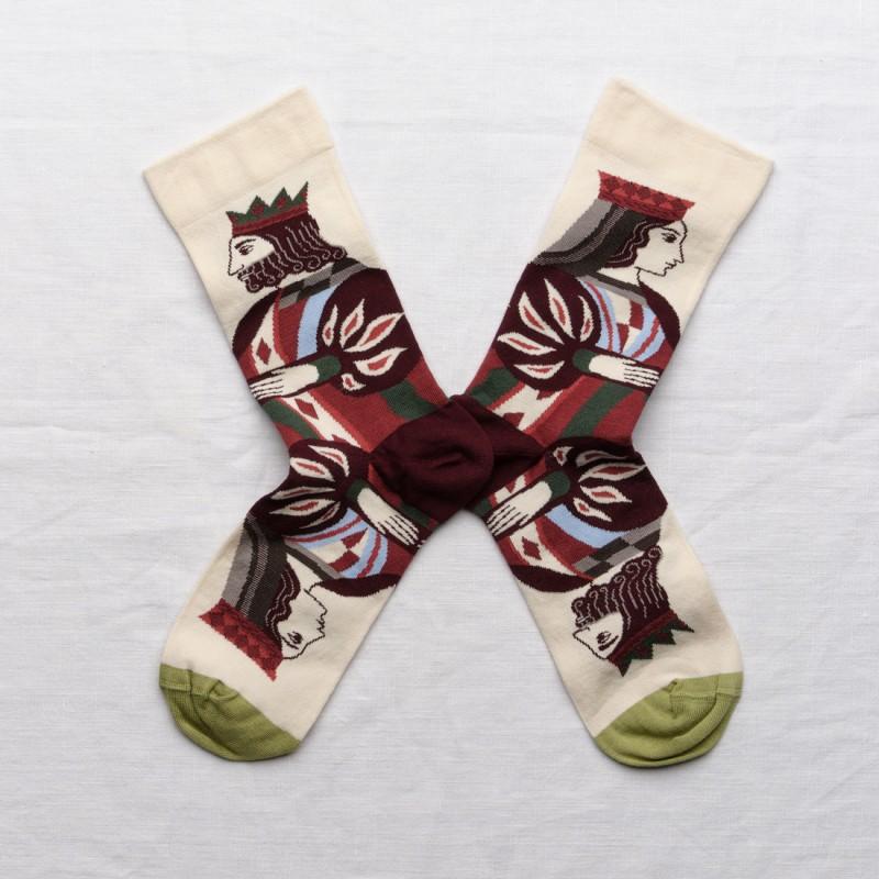 Bonne Maison Chaussette Carte Naturel
